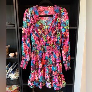 Lilly Pulitzer Cristiana Stretch Dress in the Bohemian Garden print